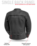 Nemesis Men's Motorcycle Leather Jacket