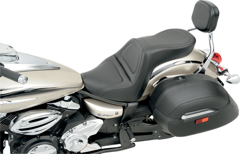 SADDLEMEN Seat - Explorer - without Backrest - Stitched - Black - XVS950 Y09-14-0291