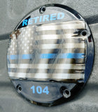 Retired Police Officer themed derby cover