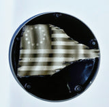 Betsy themed Tattered American Flag Harley derby cover