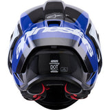 ALPINESTARS  Supretech R10 Helmet - 22.06 - Arius - Gloss Black/White/Blue - Large  8203926-1647-L