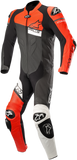 ALPINESTARS GP Plus Venom 1-Piece Leather Suit - Black/Red Fluorescent/White - US 44 / EU 54 3150818-1321-54