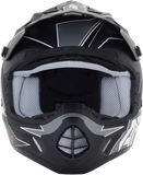 AFX FX-17 Helmet - Aced - Matte Black/White - Large 0110-6491