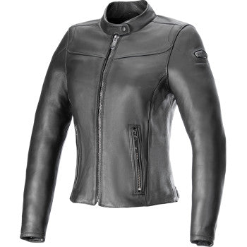 ALPINESTARS Stella Tory Leather Jacket - Black - Small 3113824-1100-S