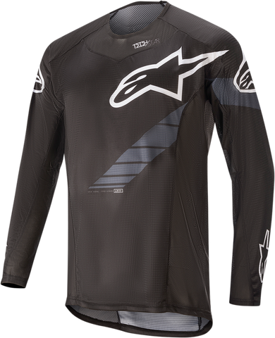 ALPINESTARS Techstar Long-Sleeve Jersey - Black/Gray - Large 1760220-104-LG