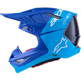 ALPINESTARS Supertech M10 Helmet - Flood - MIPS® - Blue/Black Carbon - Small 8301023-7282-S