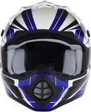 AFX FX-17 Helmet - Force - Pearl White/Blue - Medium 0110-5239