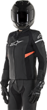 ALPINESTARS Stella Women's Kira Leather Jacket - Black/Red - US 4 / EU 40 3112019-1030-40