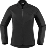 ICON Women's Hooligan Perf Jacket - Stealth - 2XL 2822-1334