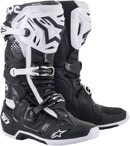 ALPINESTARS Tech 10 Boots - Black/White - US 8 2010020-12-8
