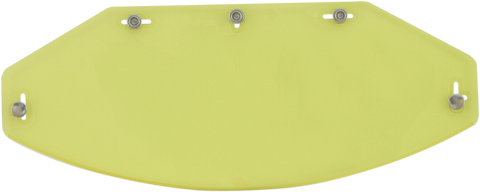 AFX Vintage 5-Snap Shield - Flat - Yellow 0131-0074