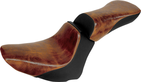 SADDLEMEN Pillion Pad - Lariat - Brown 806-23-016B