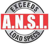 1" x 6 Ft Shock-Absorbing Nylon Web Lanyard w/ Double-Locking Snap Hooks | 96516