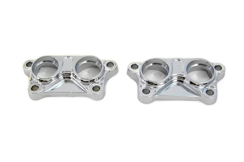 Tappet Block Cover Set Chrome - V-Twin Mfg.