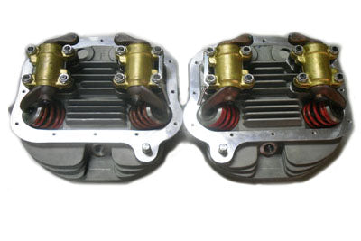 Panhead Cylinder Heads Full Assembly - V-Twin Mfg.