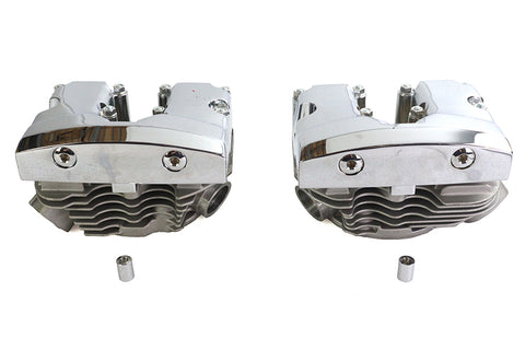 Cylinder Head Set with Chrome Rocker Box - V-Twin Mfg.