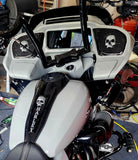 98-2024 Road Glide 3D Ancient Skull speakers grill covers set
