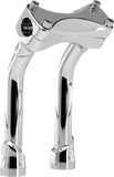 BILTWELL Risers - Murdock - Oversized - Pullback - 8" - Chrome 6414-105-08