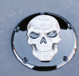 3D Skull Harley derby cover