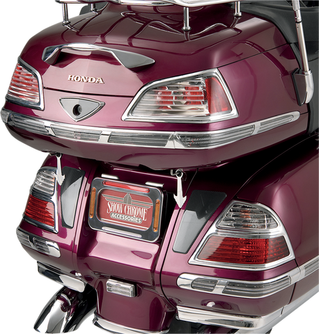 SHOW CHROME Saddlebag LED Molding Inserts - 01-10 GL1800 52-702A
