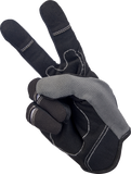 BILTWELL Moto Gloves - Gray/Black - XL 1501-1101-005