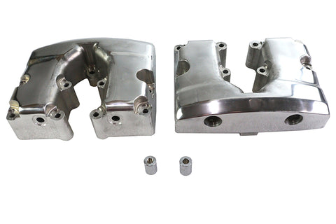 Shovelhead Rocker Box Cover Set Polished - V-Twin Mfg.