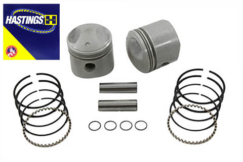 Replica 74 inch Overhead Valve Piston Set Standard Size - V-Twin Mfg.