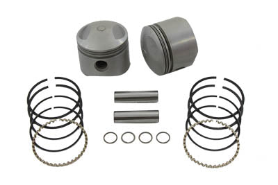 Replica 80 inch Overhead Valve Piston Set .040 Oversize - V-Twin Mfg.