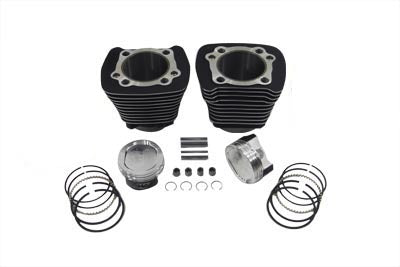 1200cc Cylinder and Piston Conversion Kit Black - V-Twin Mfg.