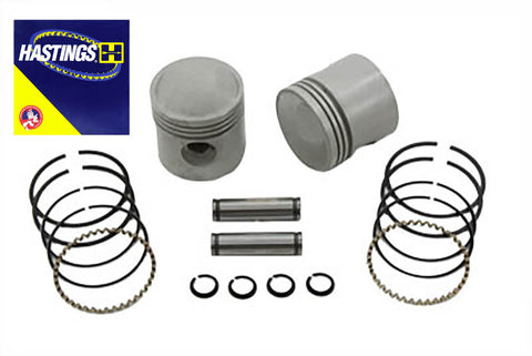 61 inch Overhead Valve 3-5/16 inch Piston Set Standard Size - V-Twin Mfg.