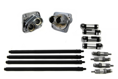 Hydraulic Tappet Block Kit Chrome Finish - V-Twin Mfg.