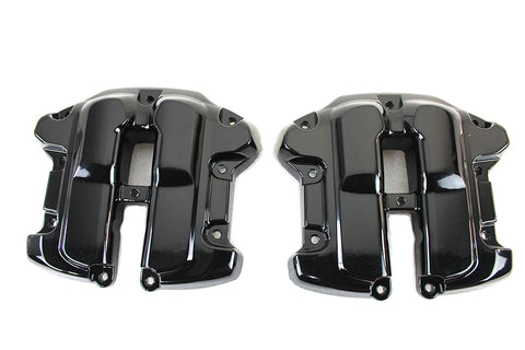 M8 Rocker Box Cover Set Black - V-Twin Mfg.