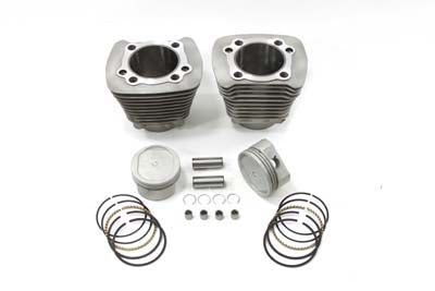 883cc to 1200cc Cylinder and Piston Conversion Kit Silver - V-Twin Mfg.