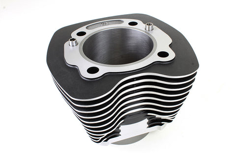 96 inch Twin Cam Stock Replacement Cylinder Black - V-Twin Mfg.