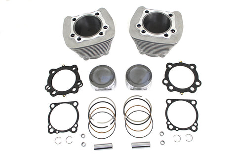 1270cc Cylinder and Piston Conversion Kit Silver - V-Twin Mfg.