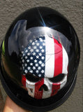 Harley American Flag skull Helmet