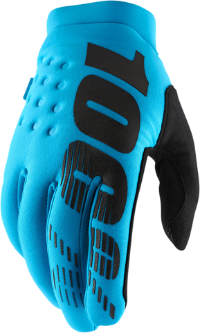 100% Brisker Gloves - Turquoise - 2XL 10003-00039