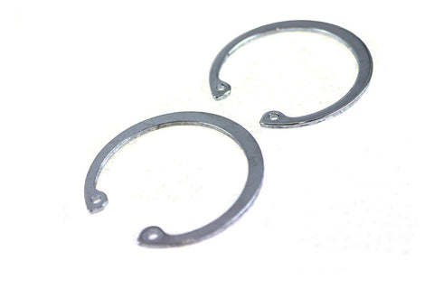 Wheel Hub Bearing Snap Ring Set Chrome - V-Twin Mfg.