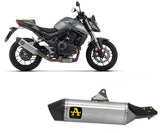 71003VA  Arrow Veloce Racing Slip-on Exhaust, Aluminum for Honda CB750 Hornet 23-25