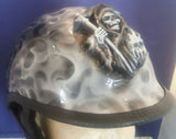 Harley Half Motorcycle Grimm Reaper helmet