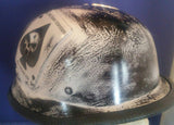 helmet WW2 Helmet with USMC and Deadman's ace