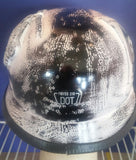 helmet WW2 Helmet with USMC and Deadman's ace