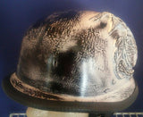helmet WW2 Helmet with USMC and Deadman's ace