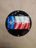3D tattered Texas flag derby cover