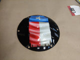 3D tattered Texas flag derby cover