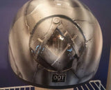 Harley Daytona helmet with Free Mason's symbol