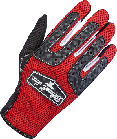 BILTWELL Anza Gloves - Red - Large 1507-0801-004