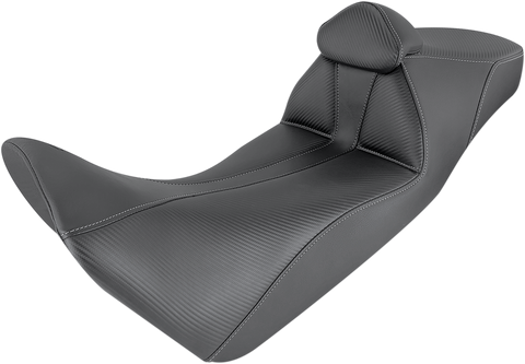 SADDLEMEN Adventure Tour Seat - Low - Lumbar Backrest - Black - CRF1000 '16-'19 0810-H049BR