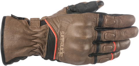 ALPINESTARS Café Divine Drystar® Leather Gloves - Brown/Black - 2XL 3528318-82-2X