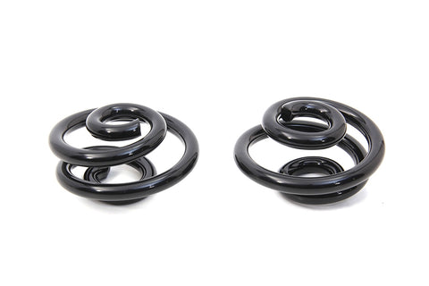 Black 1 inch Seat Spring Set - V-Twin Mfg.